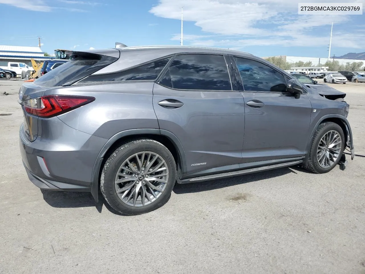 2019 Lexus Rx 450H Base VIN: 2T2BGMCA3KC029769 Lot: 67721404