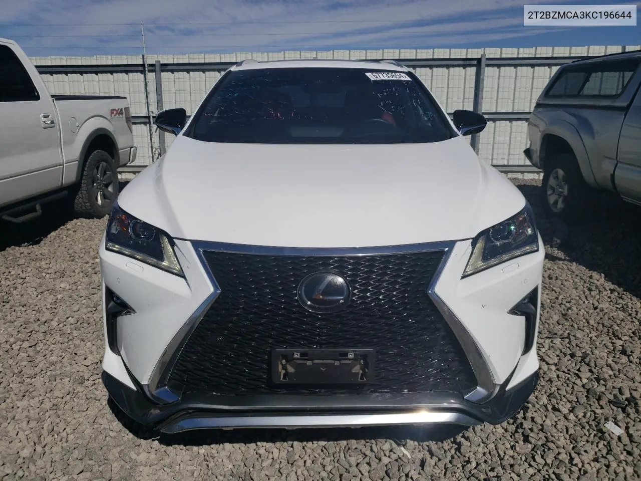 2019 Lexus Rx 350 Base VIN: 2T2BZMCA3KC196644 Lot: 67735694