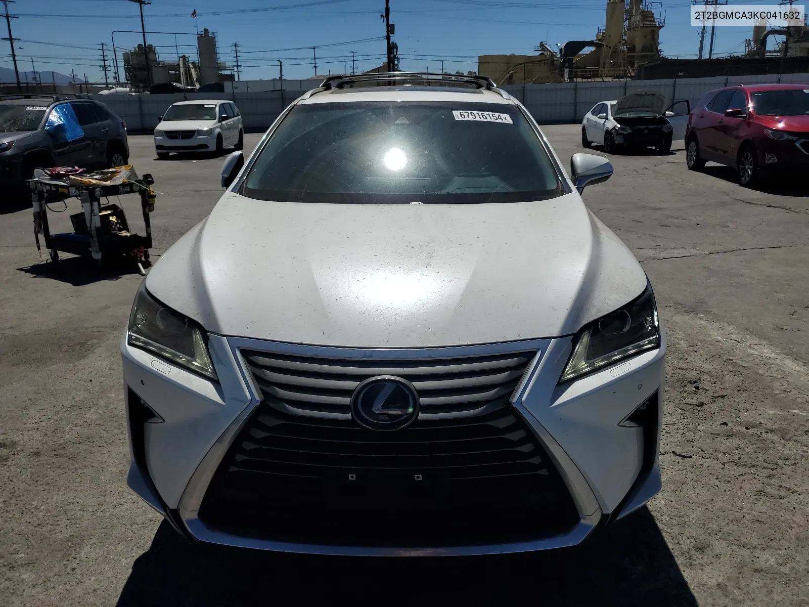 2019 Lexus Rx 450H Base VIN: 2T2BGMCA3KC041632 Lot: 67916154