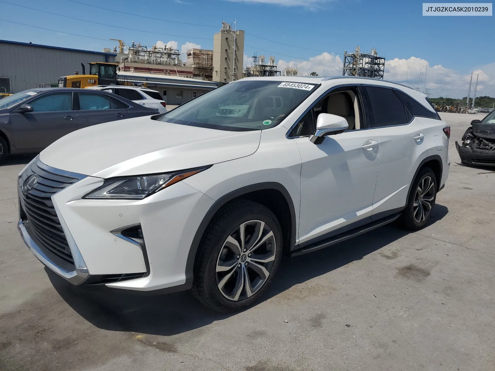 2019 Lexus Rx 350 L VIN: JTJGZKCA5K2010239 Lot: 68453024