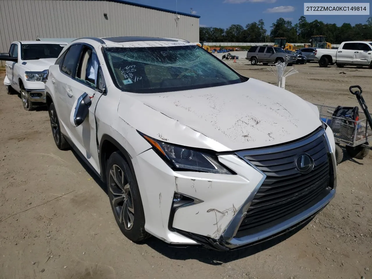 2019 Lexus Rx 350 Base VIN: 2T2ZZMCA0KC149814 Lot: 68630194