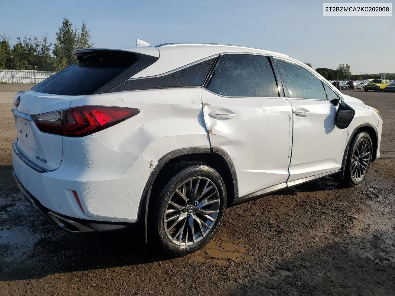 2019 Lexus Rx 350 Base VIN: 2T2BZMCA7KC202008 Lot: 68941214