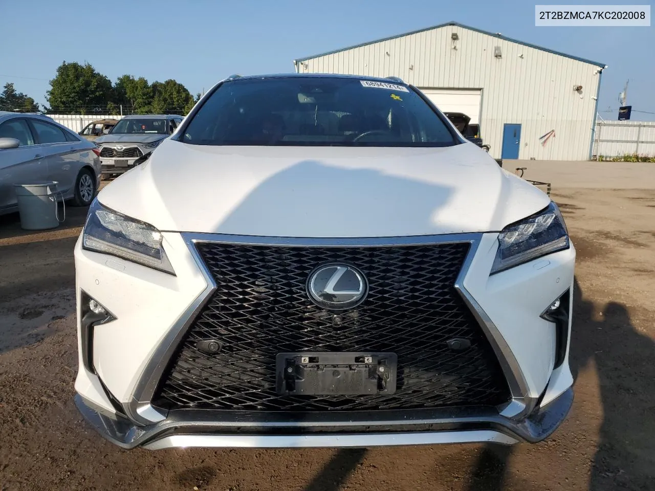 2019 Lexus Rx 350 Base VIN: 2T2BZMCA7KC202008 Lot: 68941214