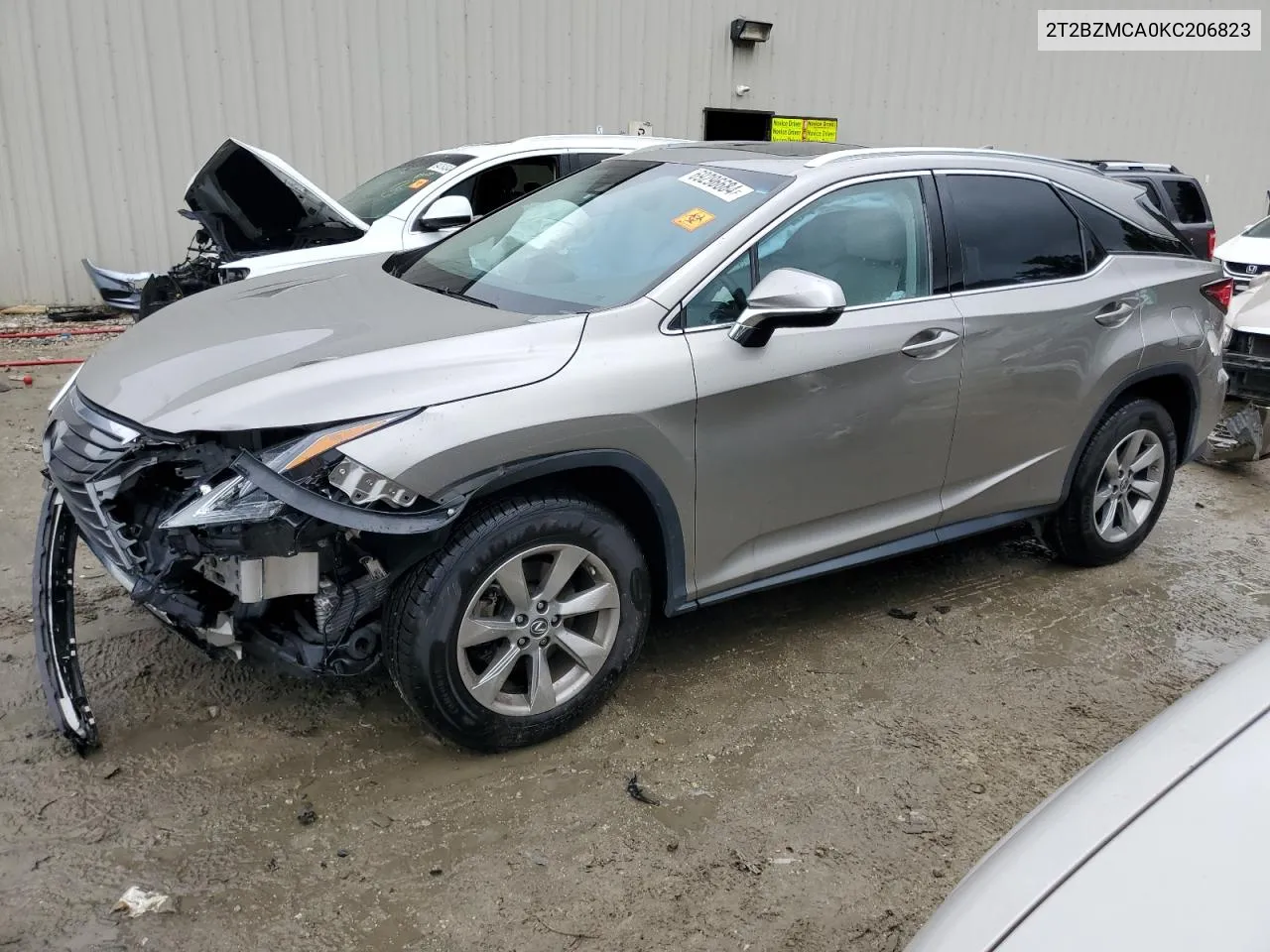 2019 Lexus Rx 350 Base VIN: 2T2BZMCA0KC206823 Lot: 69296684