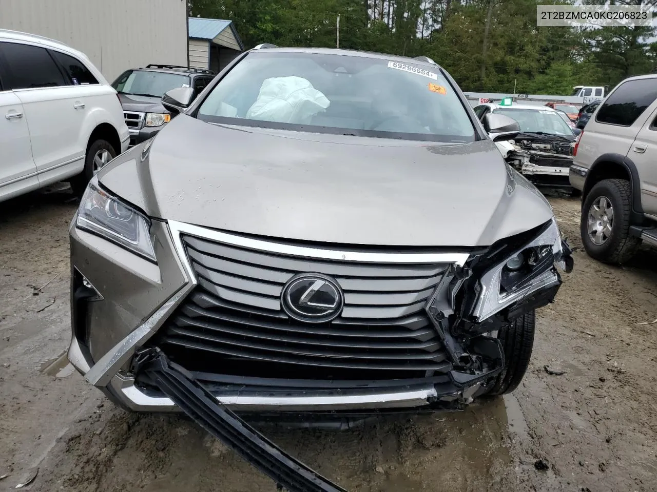 2019 Lexus Rx 350 Base VIN: 2T2BZMCA0KC206823 Lot: 69296684