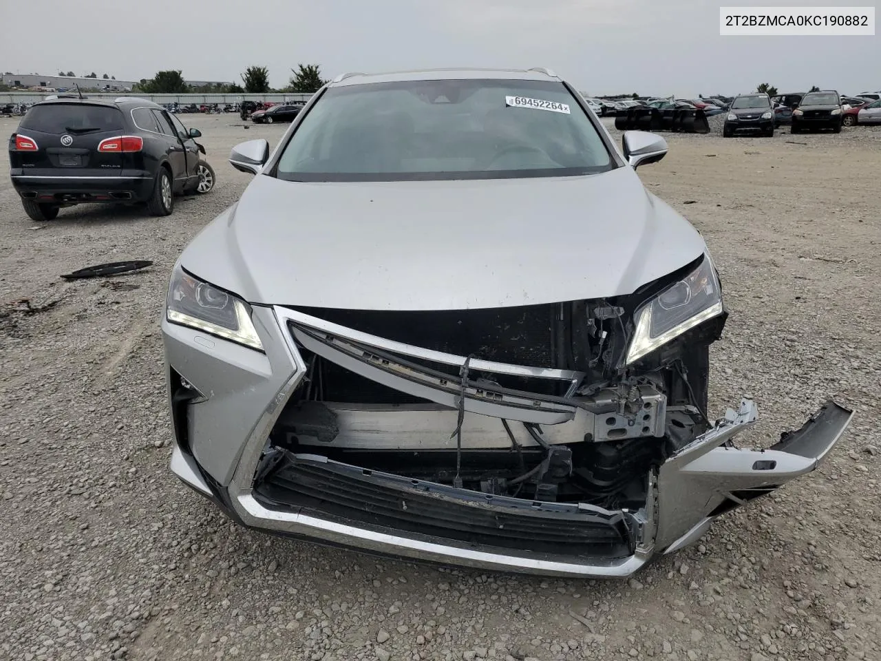 2019 Lexus Rx 350 Base VIN: 2T2BZMCA0KC190882 Lot: 69452264