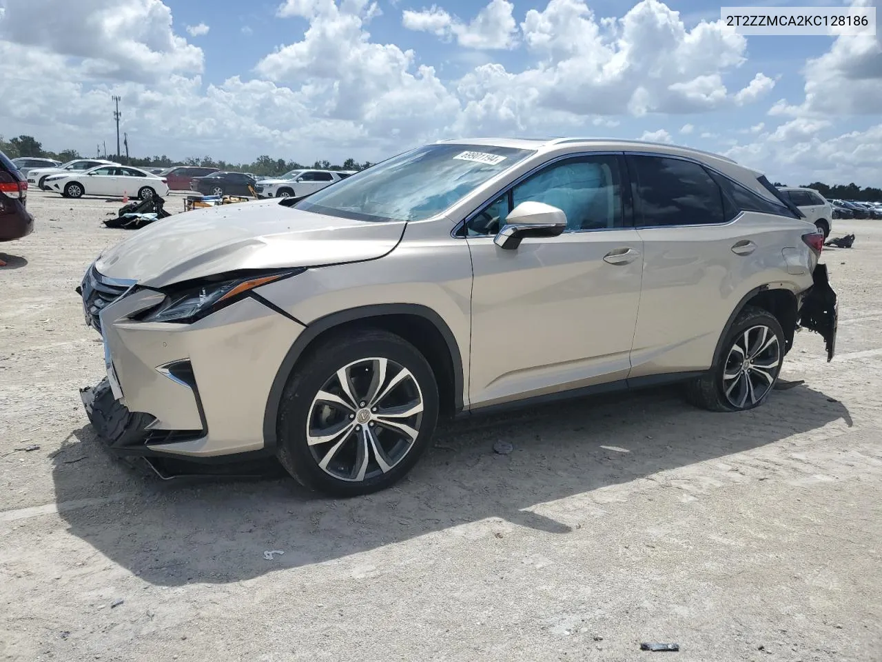 2019 Lexus Rx 350 Base VIN: 2T2ZZMCA2KC128186 Lot: 69901194