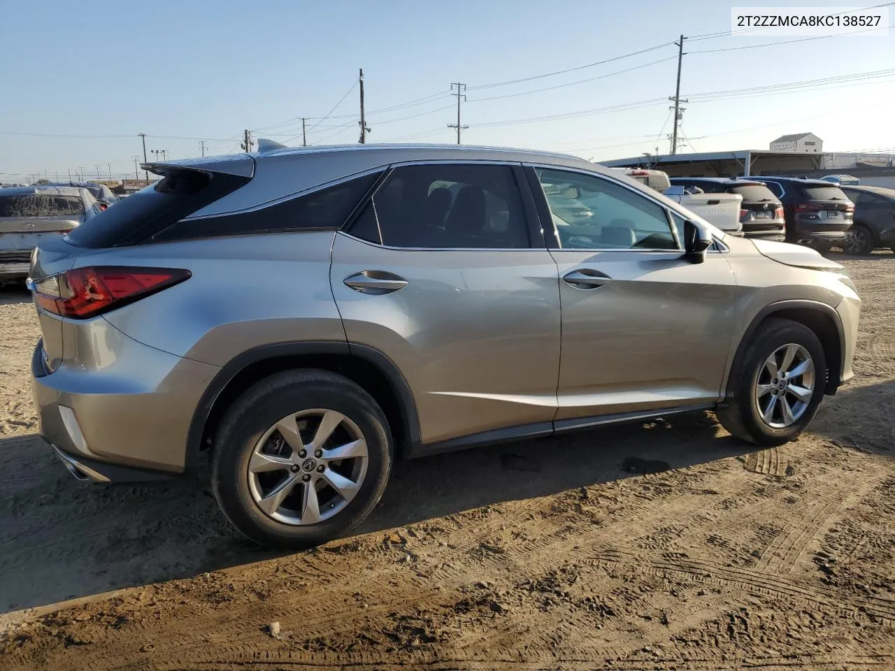 2019 Lexus Rx 350 Base VIN: 2T2ZZMCA8KC138527 Lot: 70221004