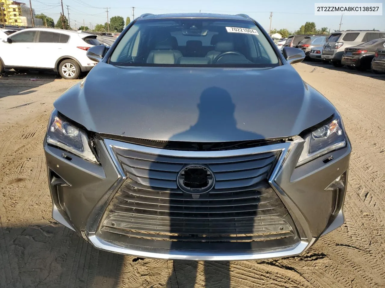 2019 Lexus Rx 350 Base VIN: 2T2ZZMCA8KC138527 Lot: 70221004