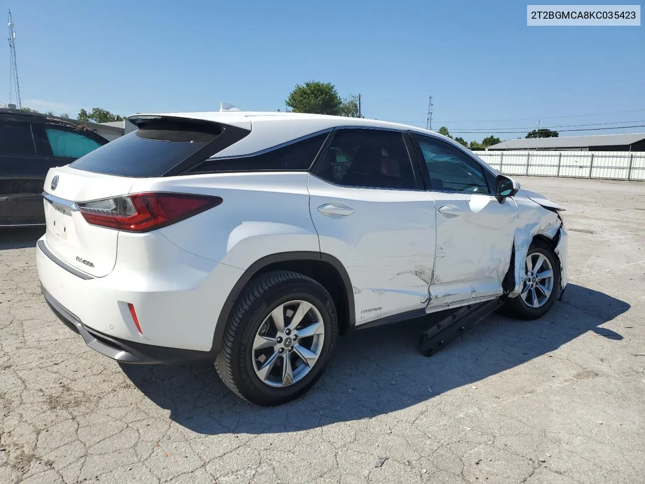 2019 Lexus Rx 450H Base VIN: 2T2BGMCA8KC035423 Lot: 70230334