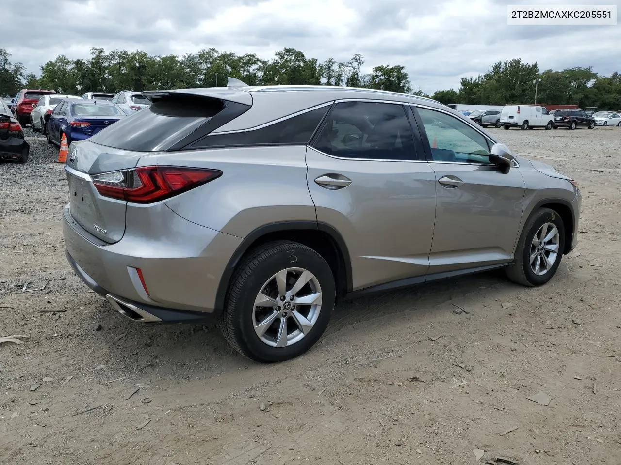 2019 Lexus Rx 350 Base VIN: 2T2BZMCAXKC205551 Lot: 70688084