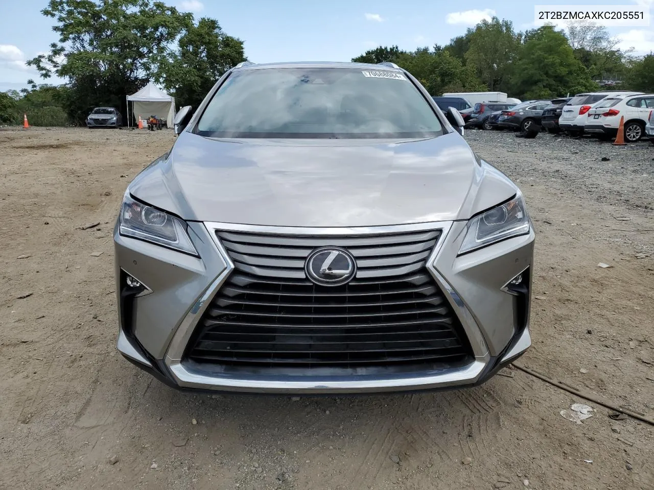 2019 Lexus Rx 350 Base VIN: 2T2BZMCAXKC205551 Lot: 70688084