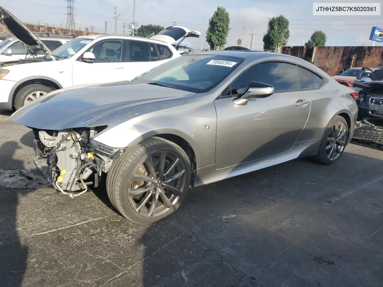 2019 Lexus Rc 350 VIN: JTHHZ5BC7K5020361 Lot: 70868284