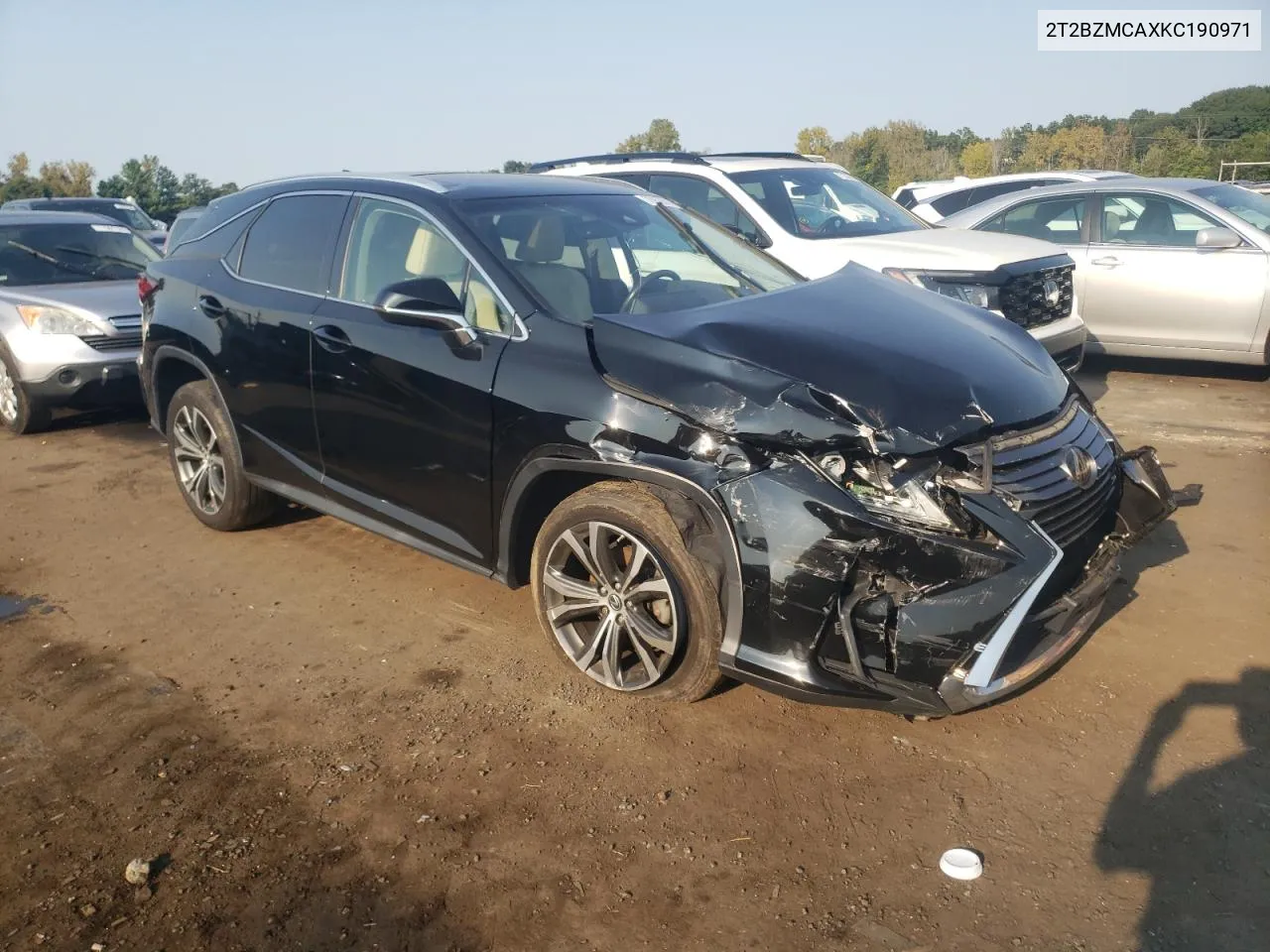 2019 Lexus Rx 350 Base VIN: 2T2BZMCAXKC190971 Lot: 70972814