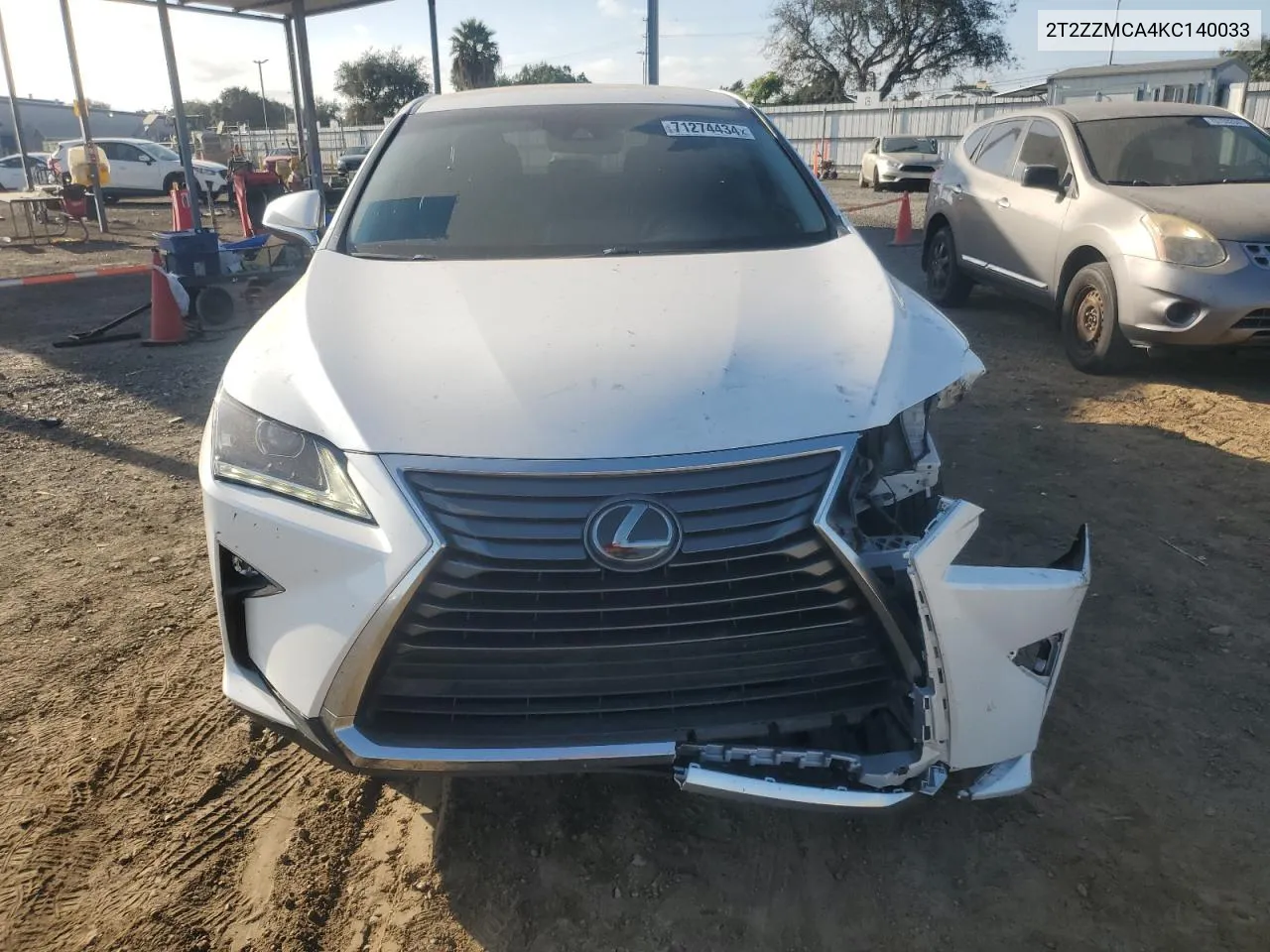 2T2ZZMCA4KC140033 2019 Lexus Rx 350 Base