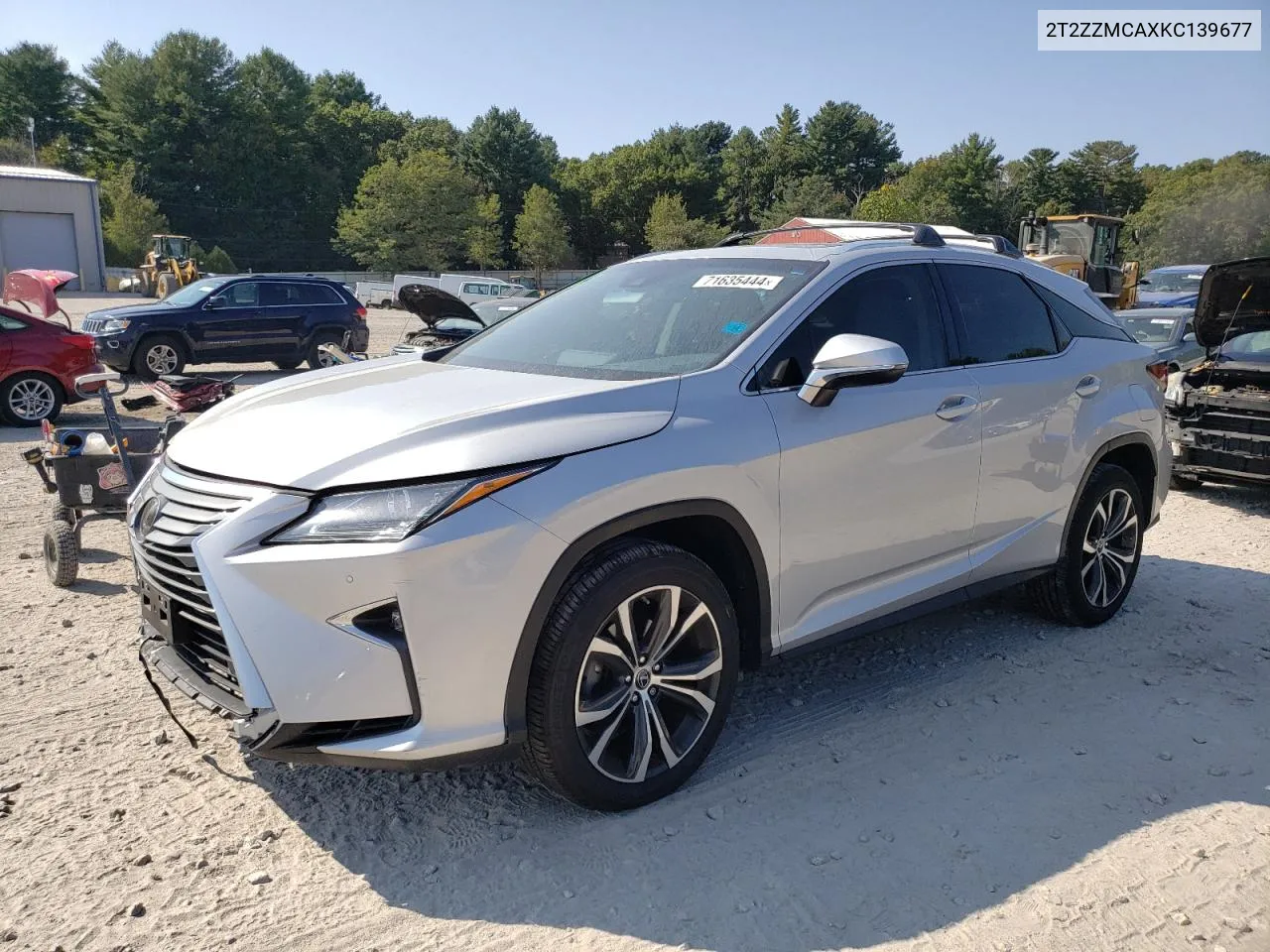 2019 Lexus Rx 350 Base VIN: 2T2ZZMCAXKC139677 Lot: 71635444