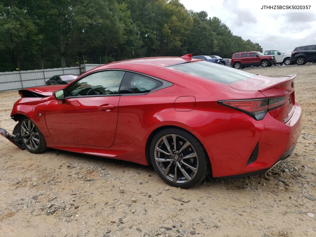 2019 Lexus Rc 350 VIN: JTHHZ5BC5K5020357 Lot: 73089884