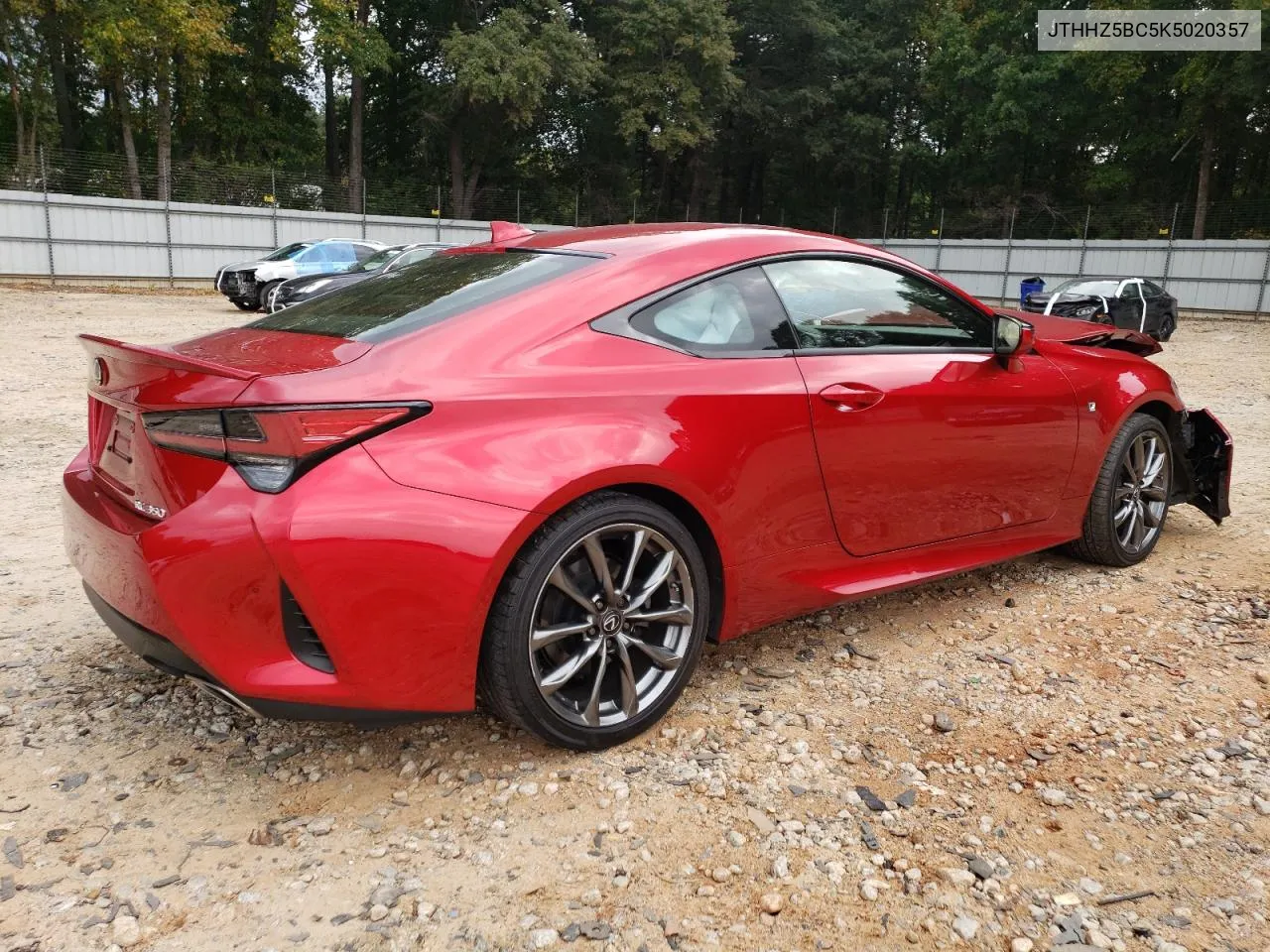 JTHHZ5BC5K5020357 2019 Lexus Rc 350