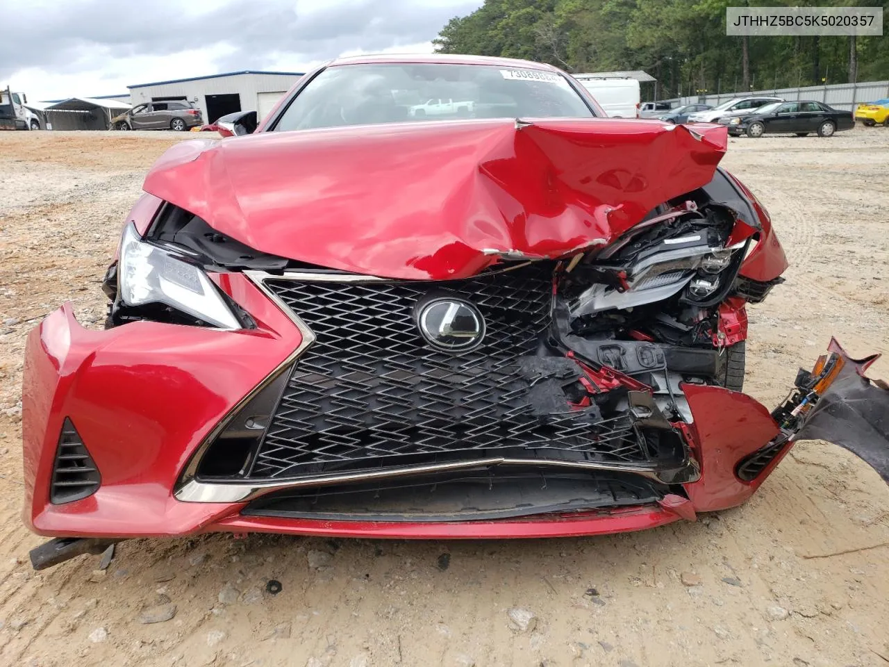 JTHHZ5BC5K5020357 2019 Lexus Rc 350