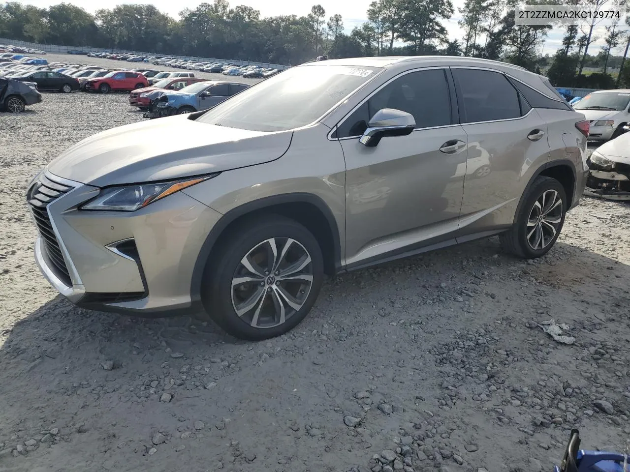 2T2ZZMCA2KC129774 2019 Lexus Rx 350 Base