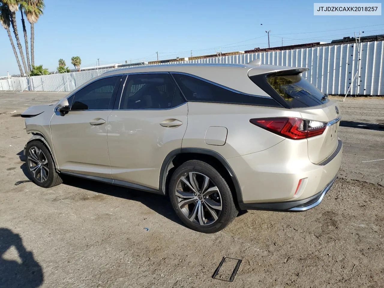 2019 Lexus Rx 350 L VIN: JTJDZKCAXK2018257 Lot: 73751954