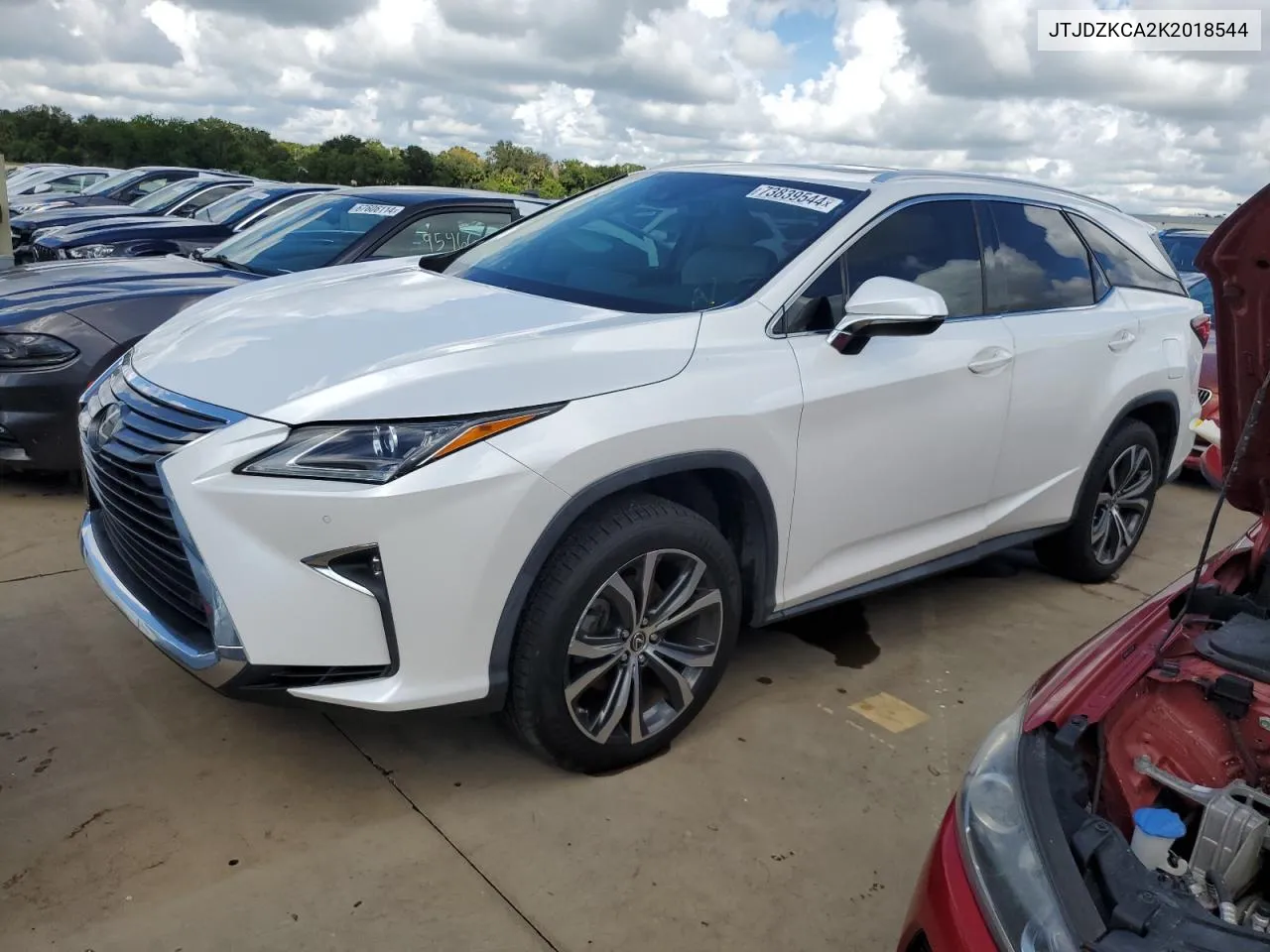 2019 Lexus Rx 350 L VIN: JTJDZKCA2K2018544 Lot: 73839544