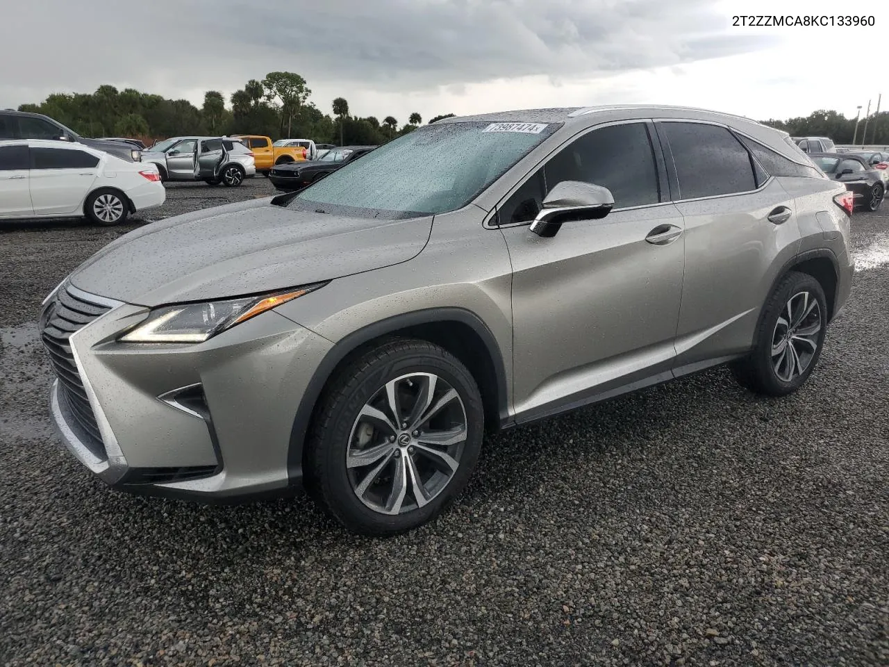 2019 Lexus Rx 350 Base VIN: 2T2ZZMCA8KC133960 Lot: 73987474