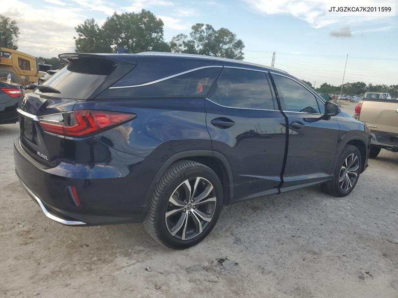 2019 Lexus Rx 350 L VIN: JTJGZKCA7K2011599 Lot: 73996104