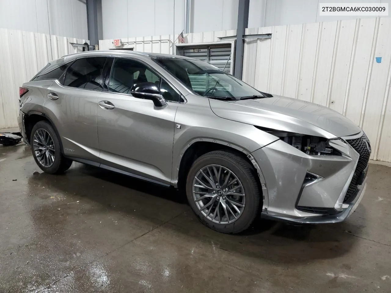 2019 Lexus Rx 450H Base VIN: 2T2BGMCA6KC030009 Lot: 74048974