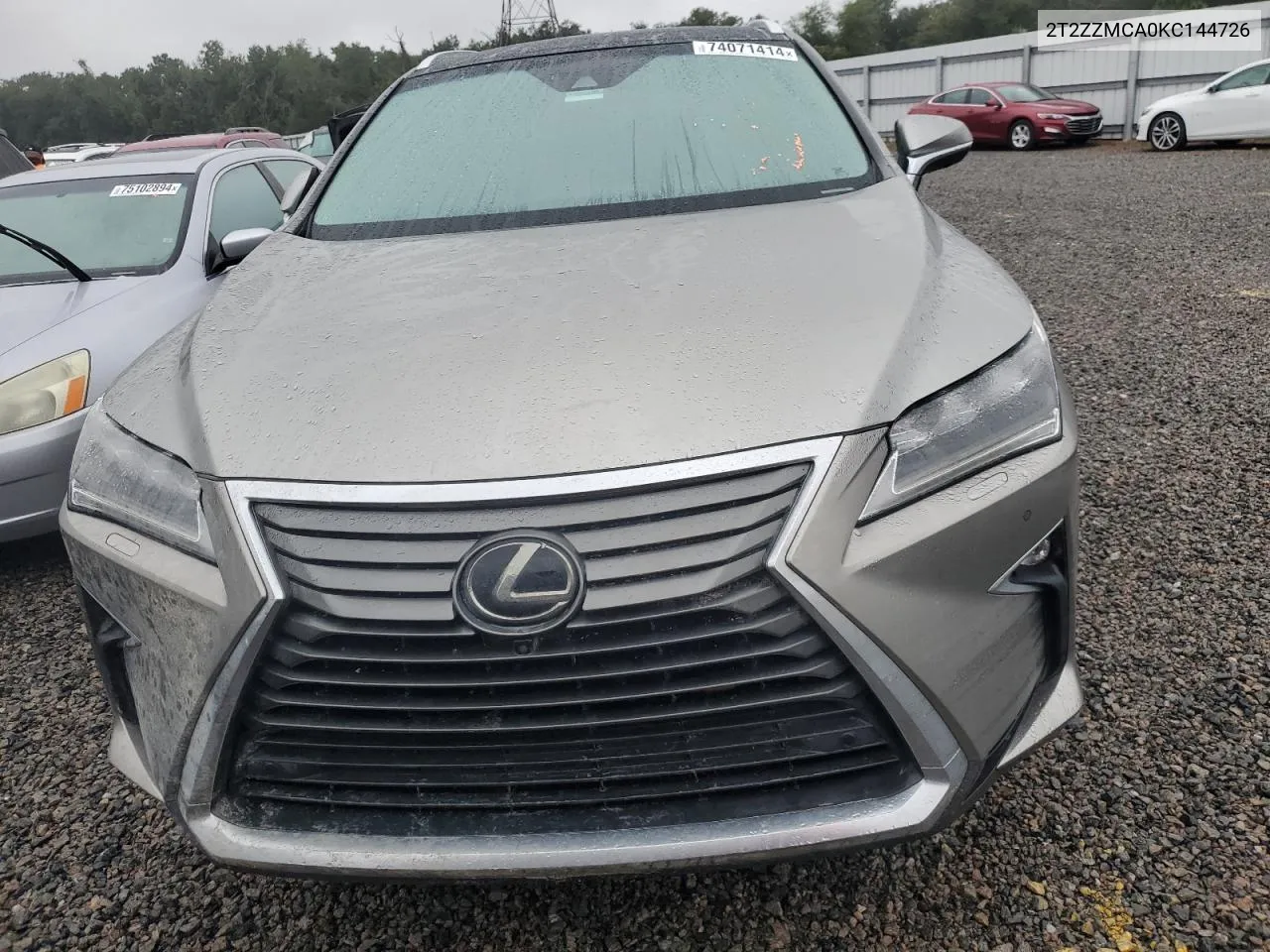 2019 Lexus Rx 350 Base VIN: 2T2ZZMCA0KC144726 Lot: 74071414