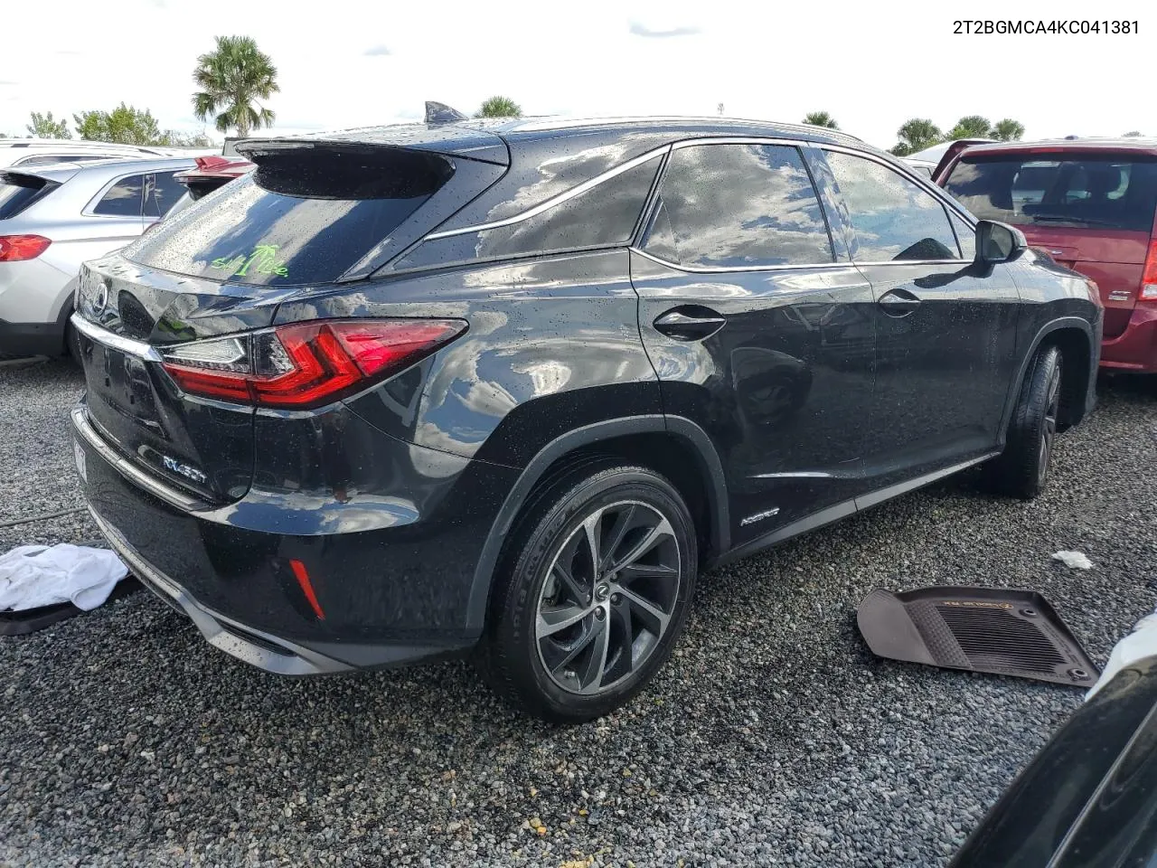 2019 Lexus Rx 450H Base VIN: 2T2BGMCA4KC041381 Lot: 74225624