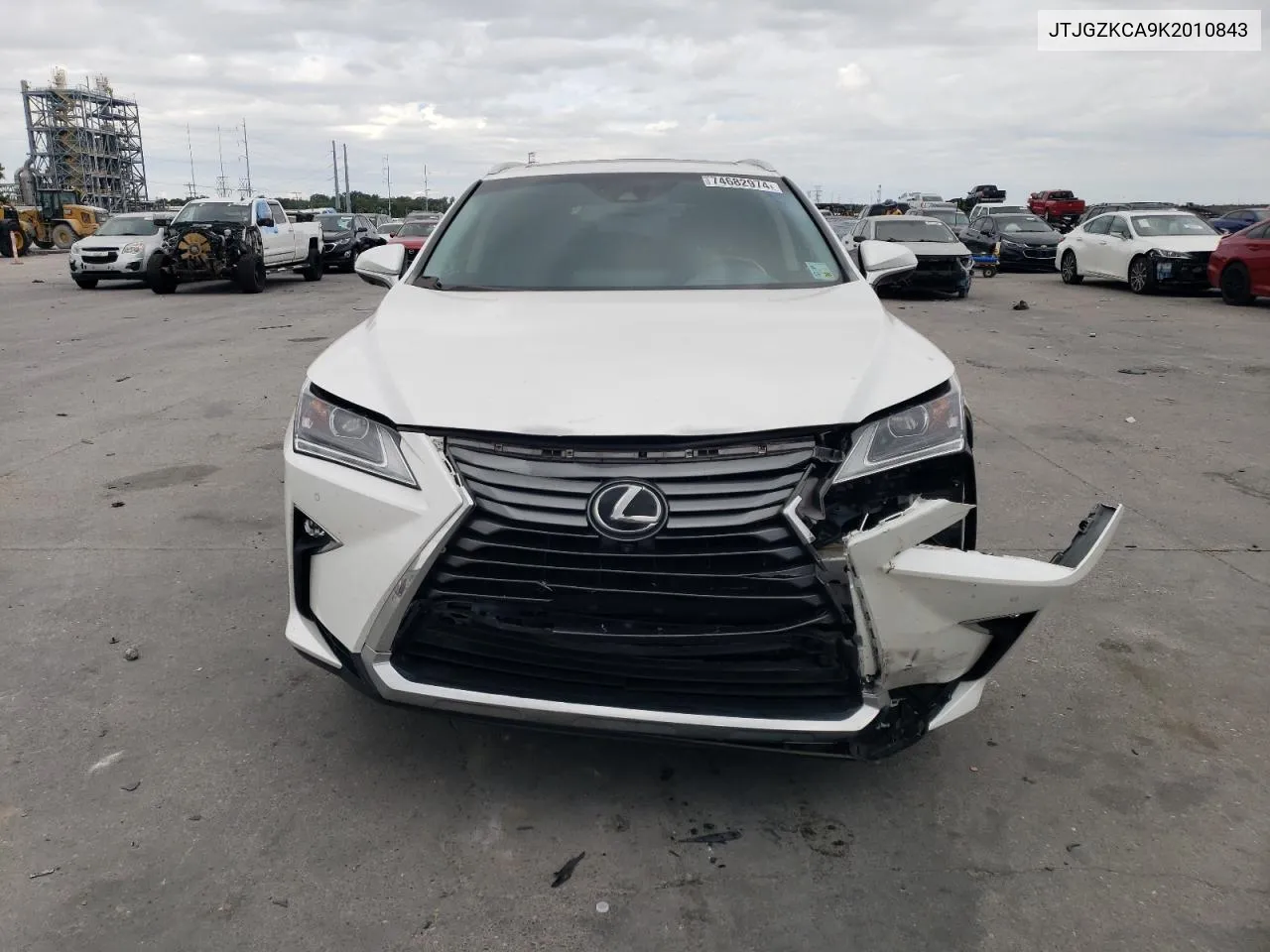 2019 Lexus Rx 350 L VIN: JTJGZKCA9K2010843 Lot: 74682974