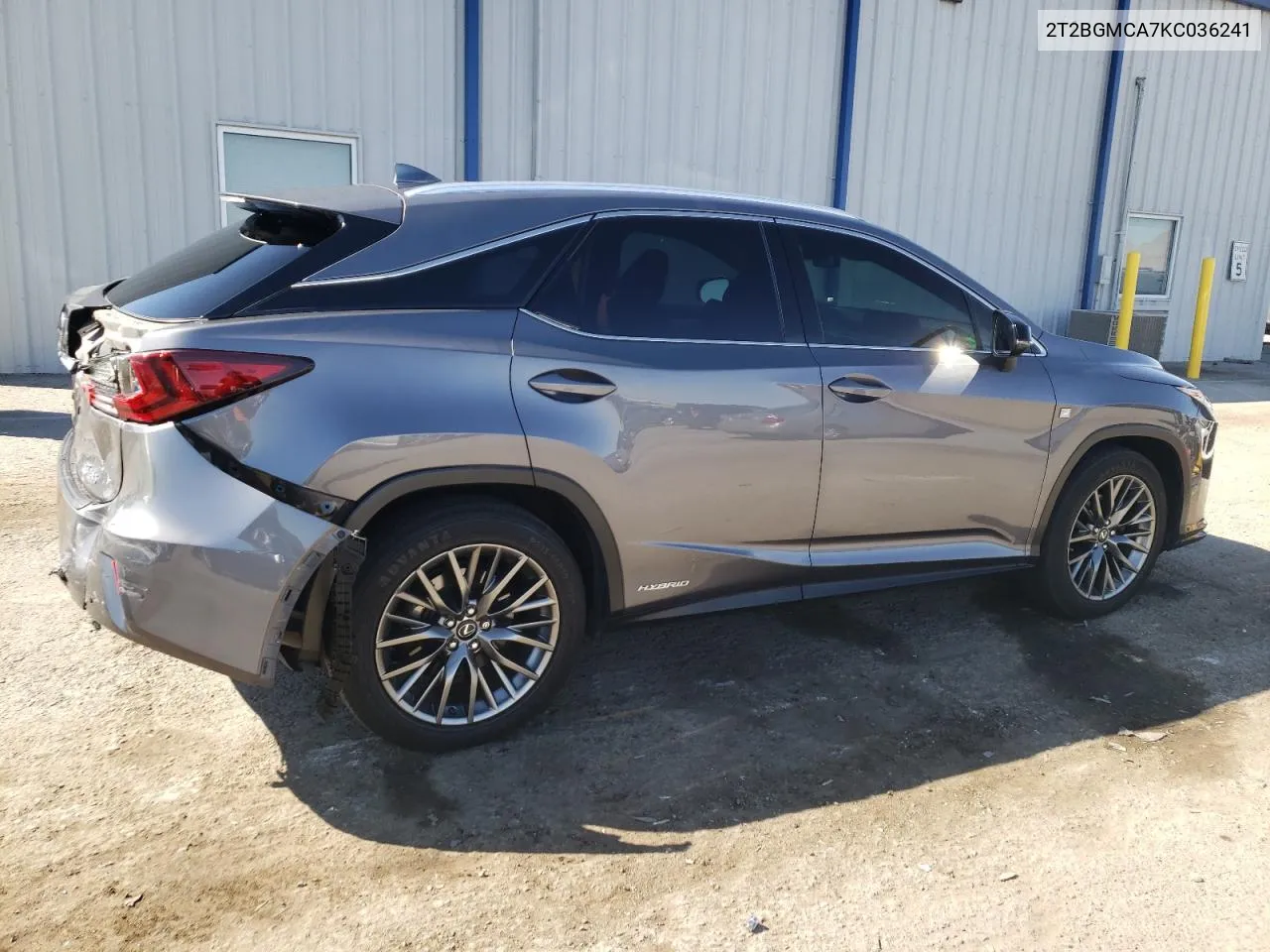 2019 Lexus Rx 450H Base VIN: 2T2BGMCA7KC036241 Lot: 74819914