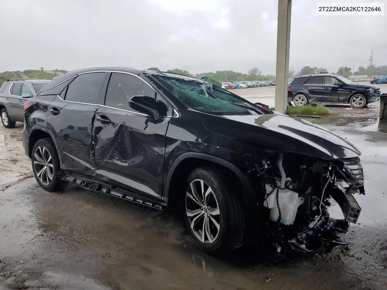 2019 Lexus Rx 350 Base VIN: 2T2ZZMCA2KC122646 Lot: 74882634