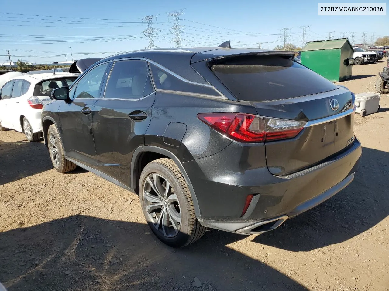 2019 Lexus Rx 350 Base VIN: 2T2BZMCA8KC210036 Lot: 75332744