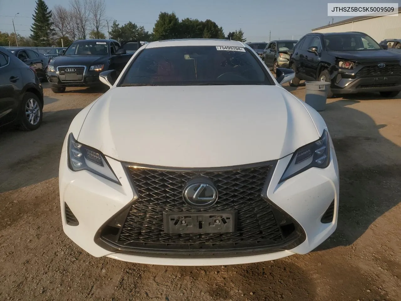 2019 Lexus Rc 350 VIN: JTHSZ5BC5K5009509 Lot: 75499704