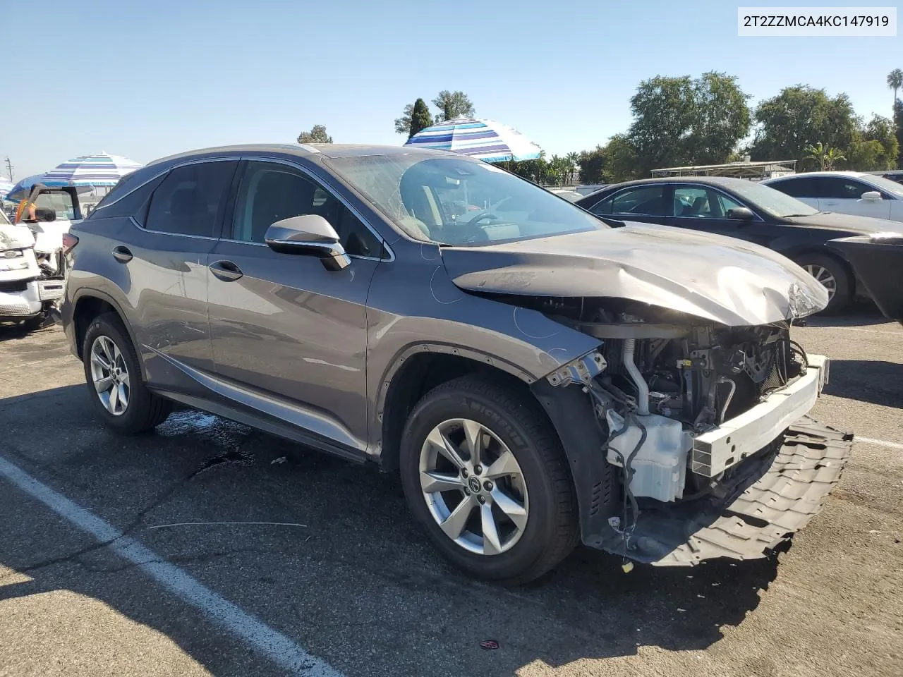 2019 Lexus Rx 350 Base VIN: 2T2ZZMCA4KC147919 Lot: 75560524