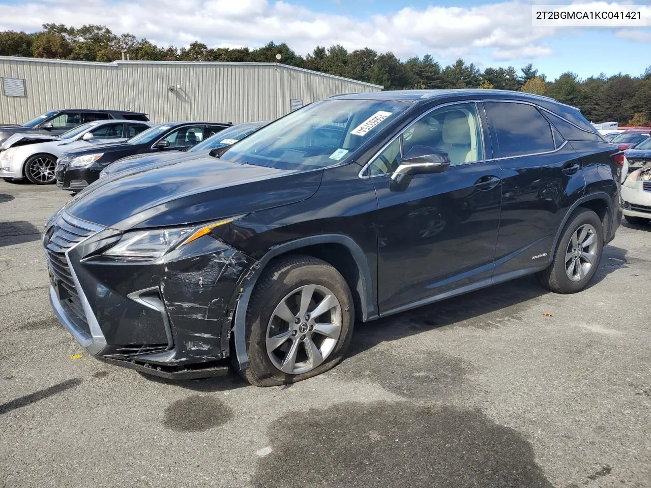 2019 Lexus Rx 450H Base VIN: 2T2BGMCA1KC041421 Lot: 75653754