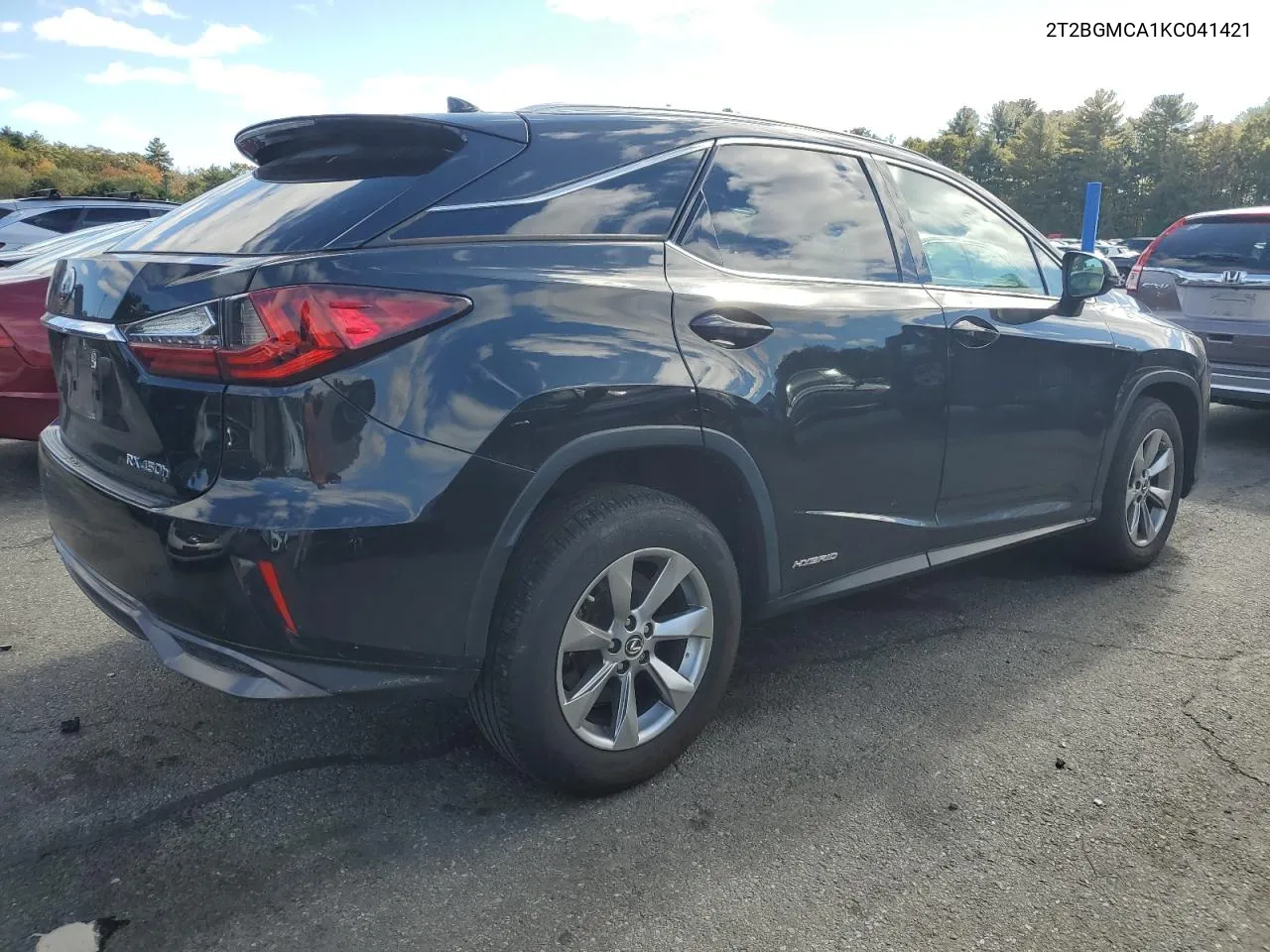 2019 Lexus Rx 450H Base VIN: 2T2BGMCA1KC041421 Lot: 75653754