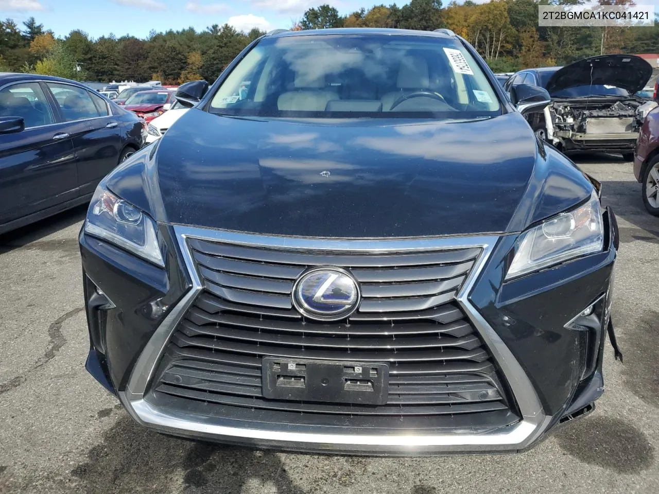 2019 Lexus Rx 450H Base VIN: 2T2BGMCA1KC041421 Lot: 75653754