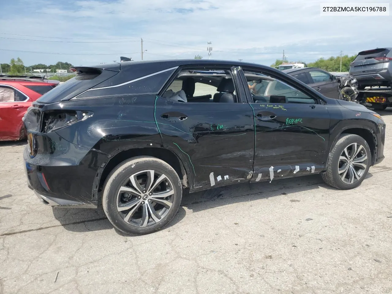 2019 Lexus Rx 350 Base VIN: 2T2BZMCA5KC196788 Lot: 75915004