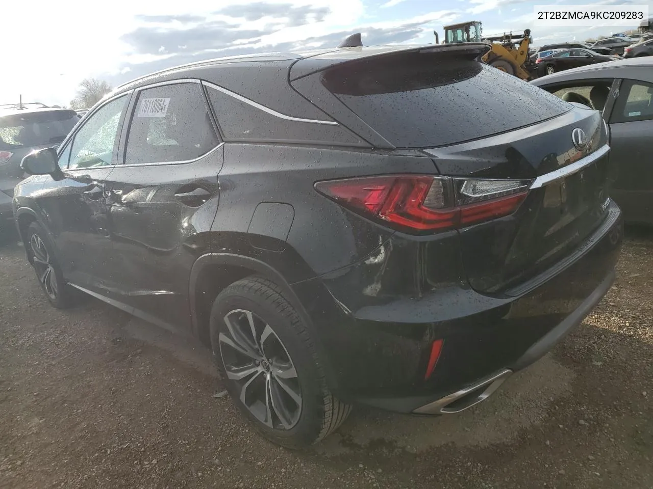 2019 Lexus Rx 350 Base VIN: 2T2BZMCA9KC209283 Lot: 76118064