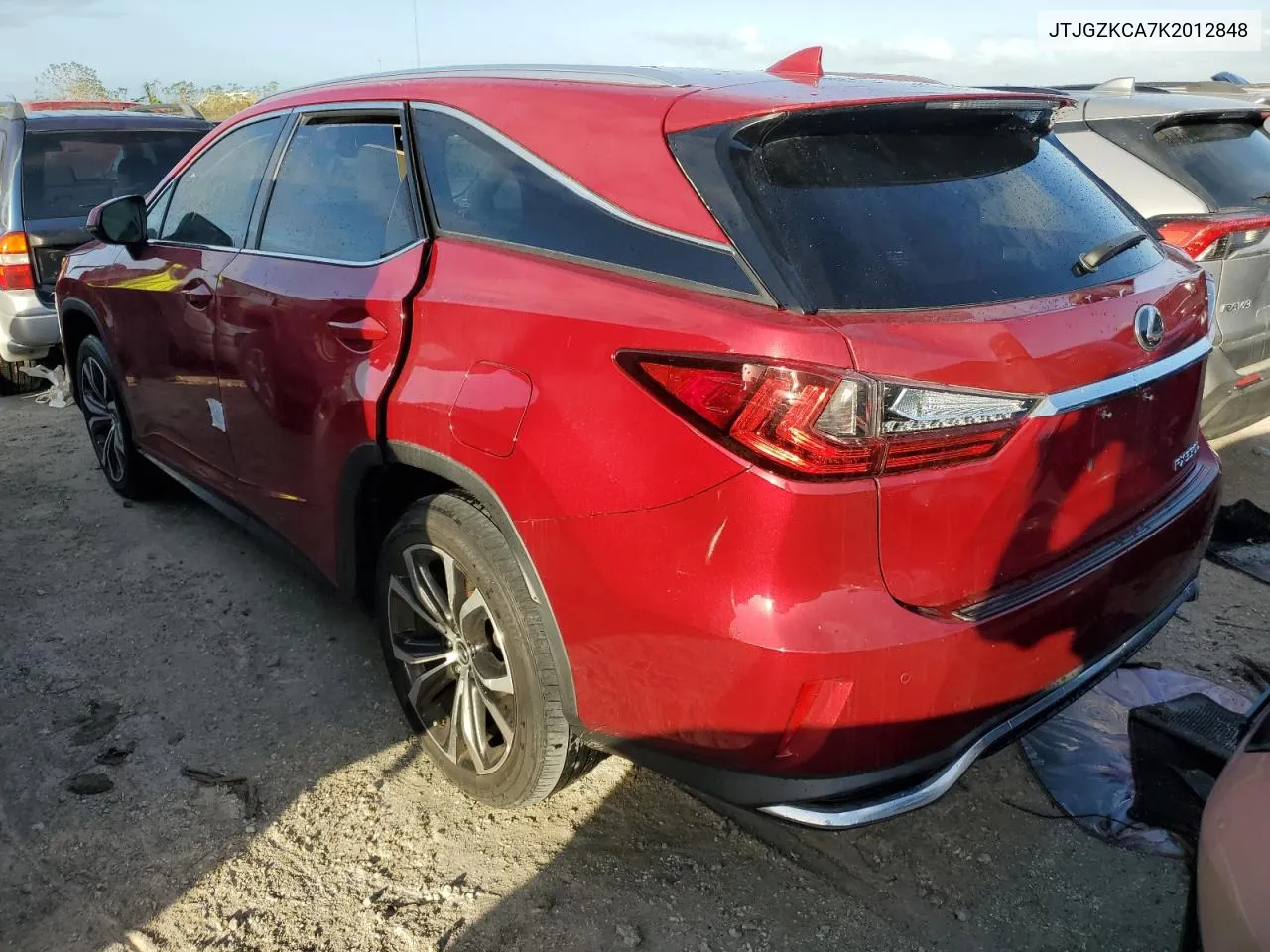 2019 Lexus Rx 350 L VIN: JTJGZKCA7K2012848 Lot: 76798774