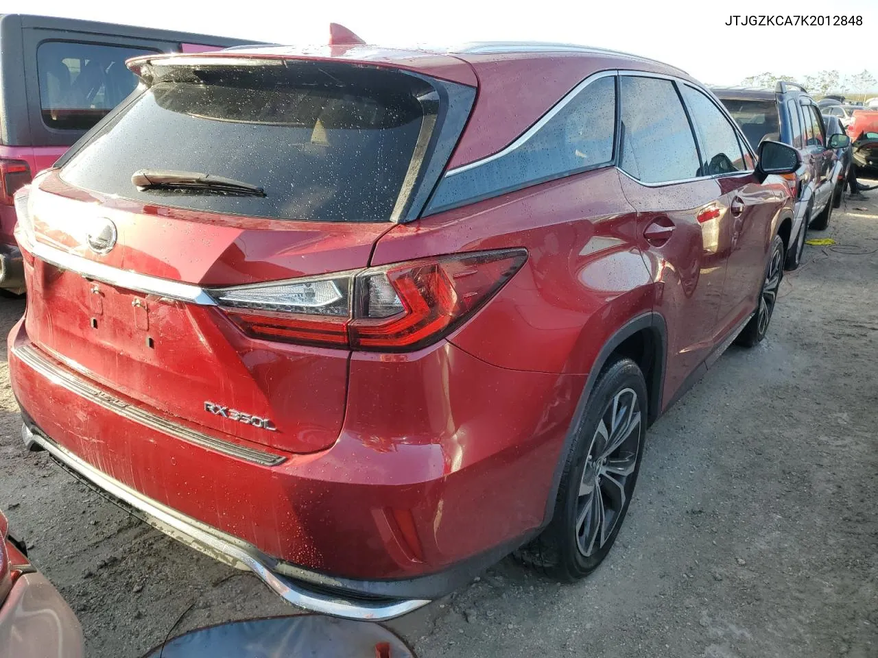 2019 Lexus Rx 350 L VIN: JTJGZKCA7K2012848 Lot: 76798774