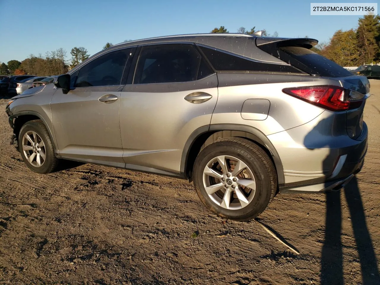 2019 Lexus Rx 350 Base VIN: 2T2BZMCA5KC171566 Lot: 77307454