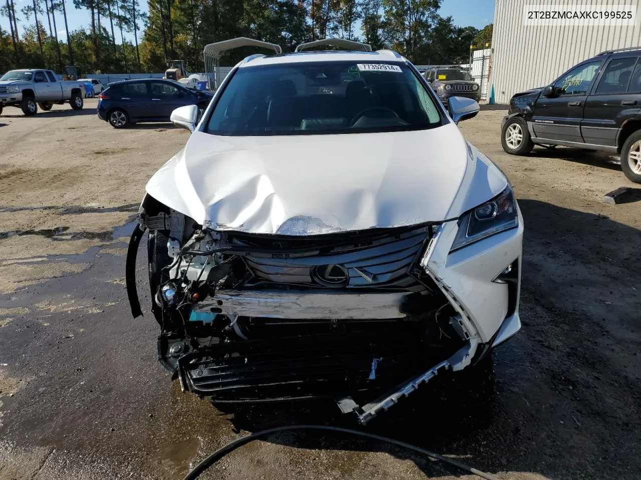 2019 Lexus Rx 350 Base VIN: 2T2BZMCAXKC199525 Lot: 77352914