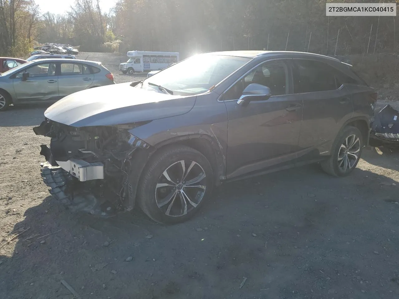 2019 Lexus Rx 450H Base VIN: 2T2BGMCA1KC040415 Lot: 77604914