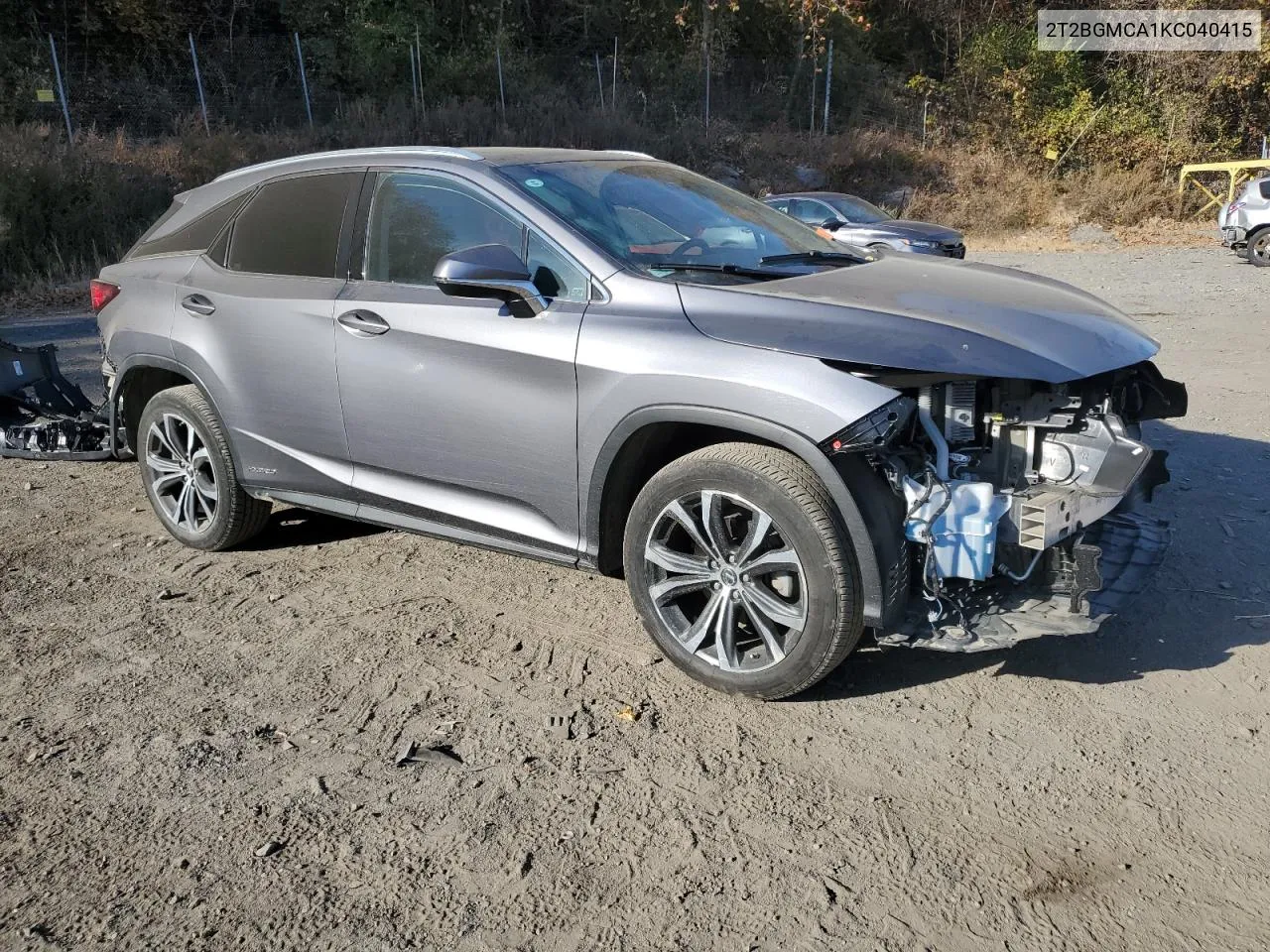 2019 Lexus Rx 450H Base VIN: 2T2BGMCA1KC040415 Lot: 77604914