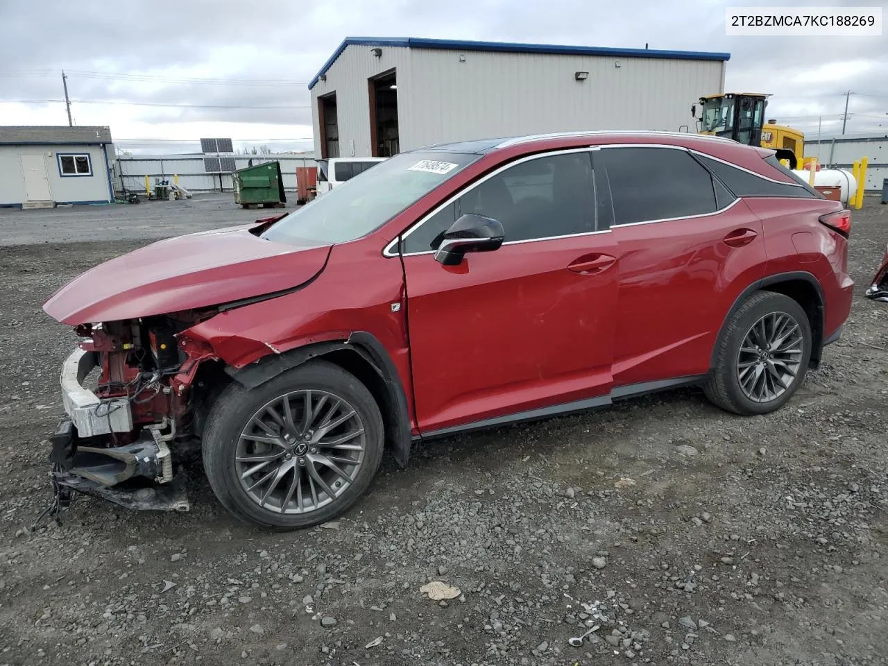 2019 Lexus Rx 350 Base VIN: 2T2BZMCA7KC188269 Lot: 77649574