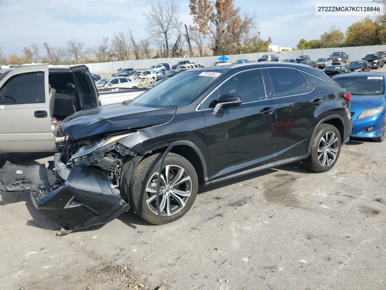 2019 Lexus Rx 350 Base VIN: 2T2ZZMCA7KC128846 Lot: 77974064